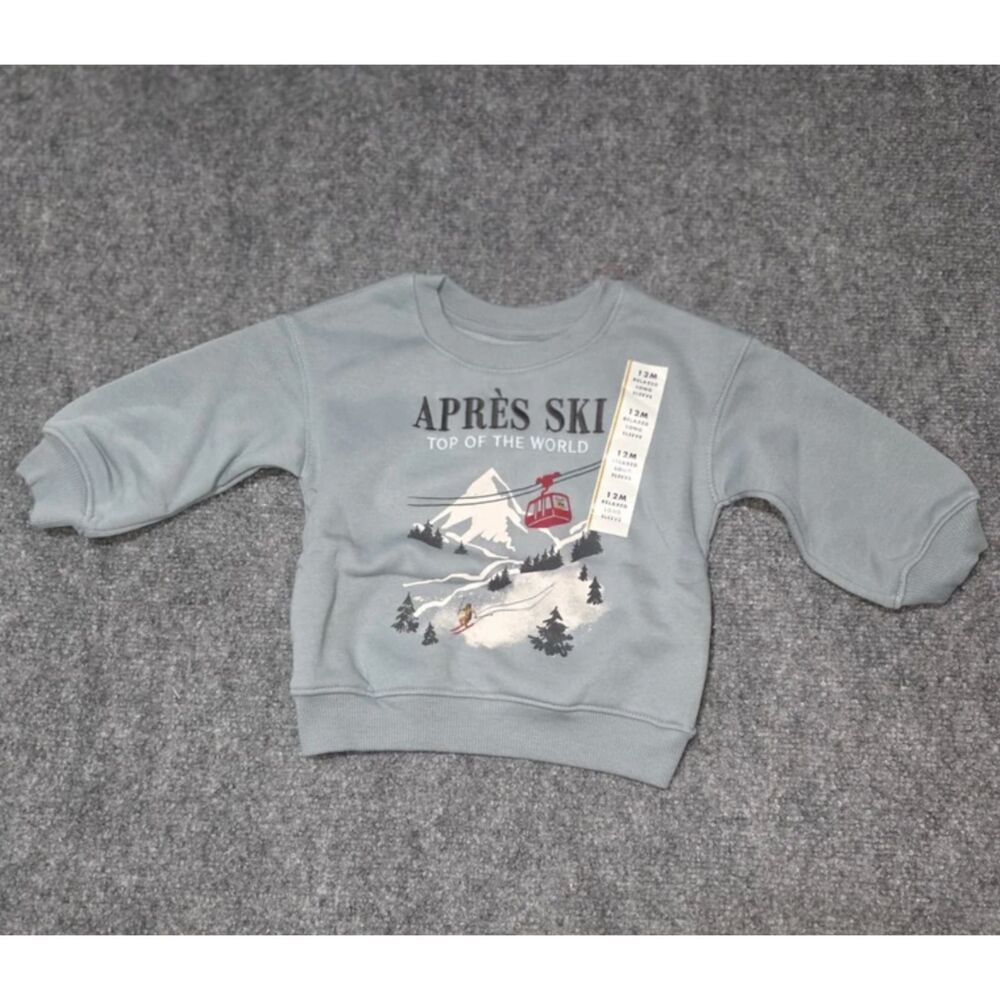 Apres Ski Crew Neck Size 12M Baby Sweater